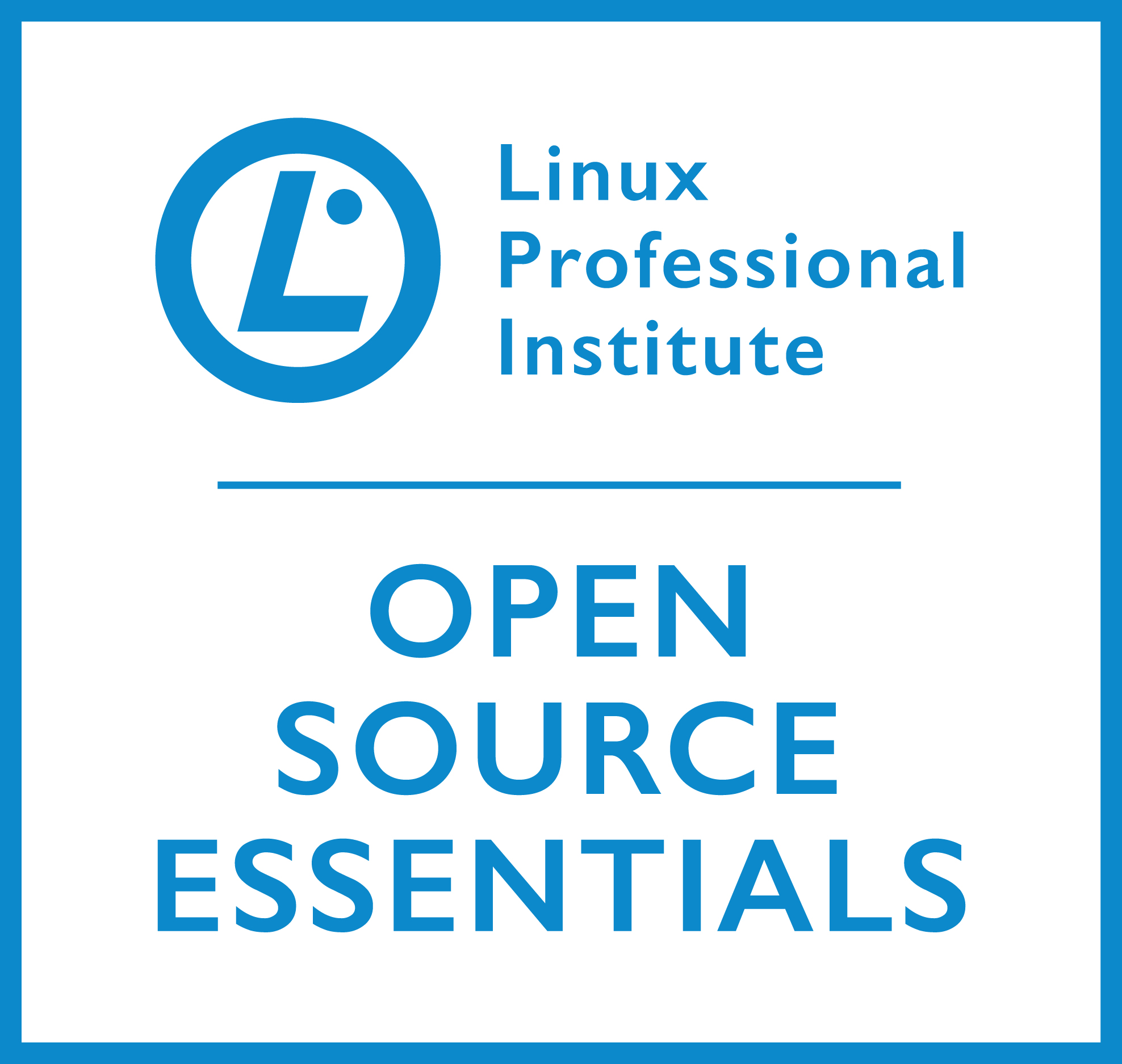 Linux Professional Institute Open Source Essentials logo